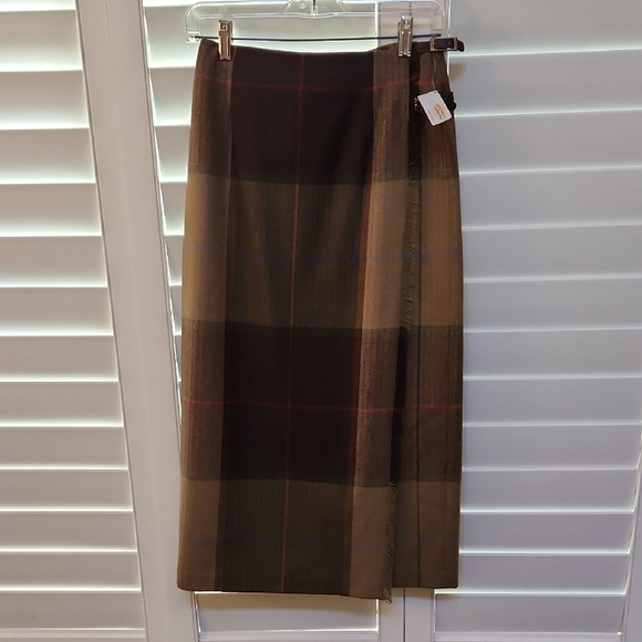 Talbots Dresses & Skirts - Talbots Brown and Tan Midi Pencil Skirt for Work